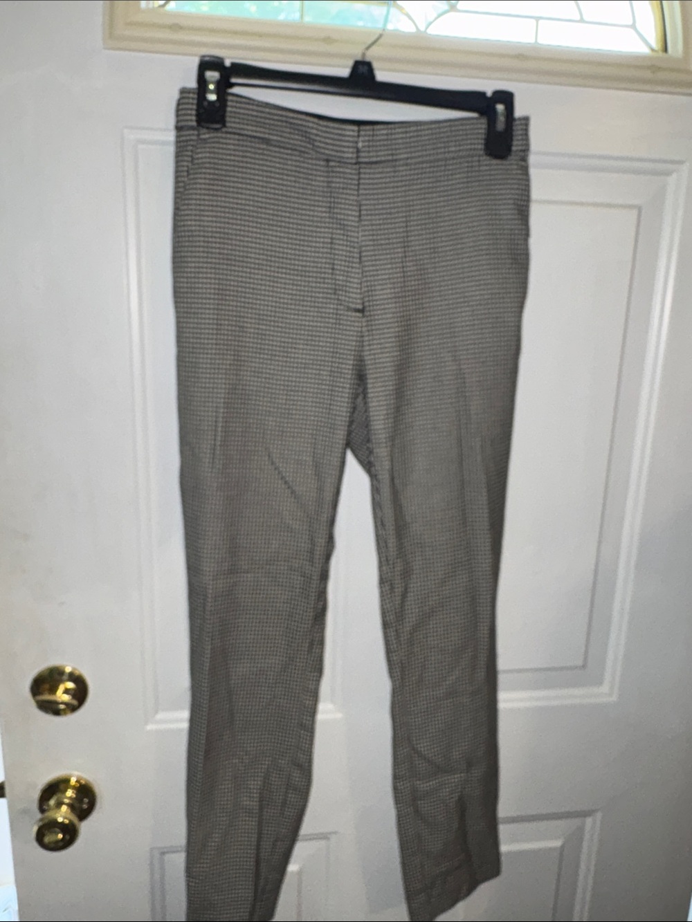 ZARA Women’s Houndstooth Dress Pants - Black & White